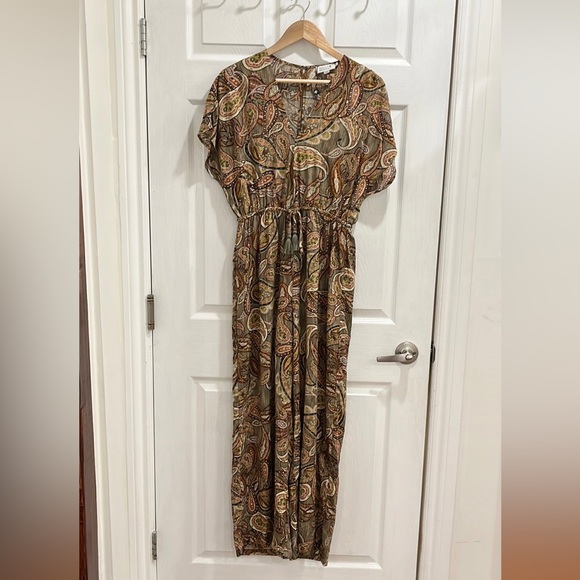 Molly Bracken Paisley Short Sleeve Jumpsuit - Picture 4 of 16